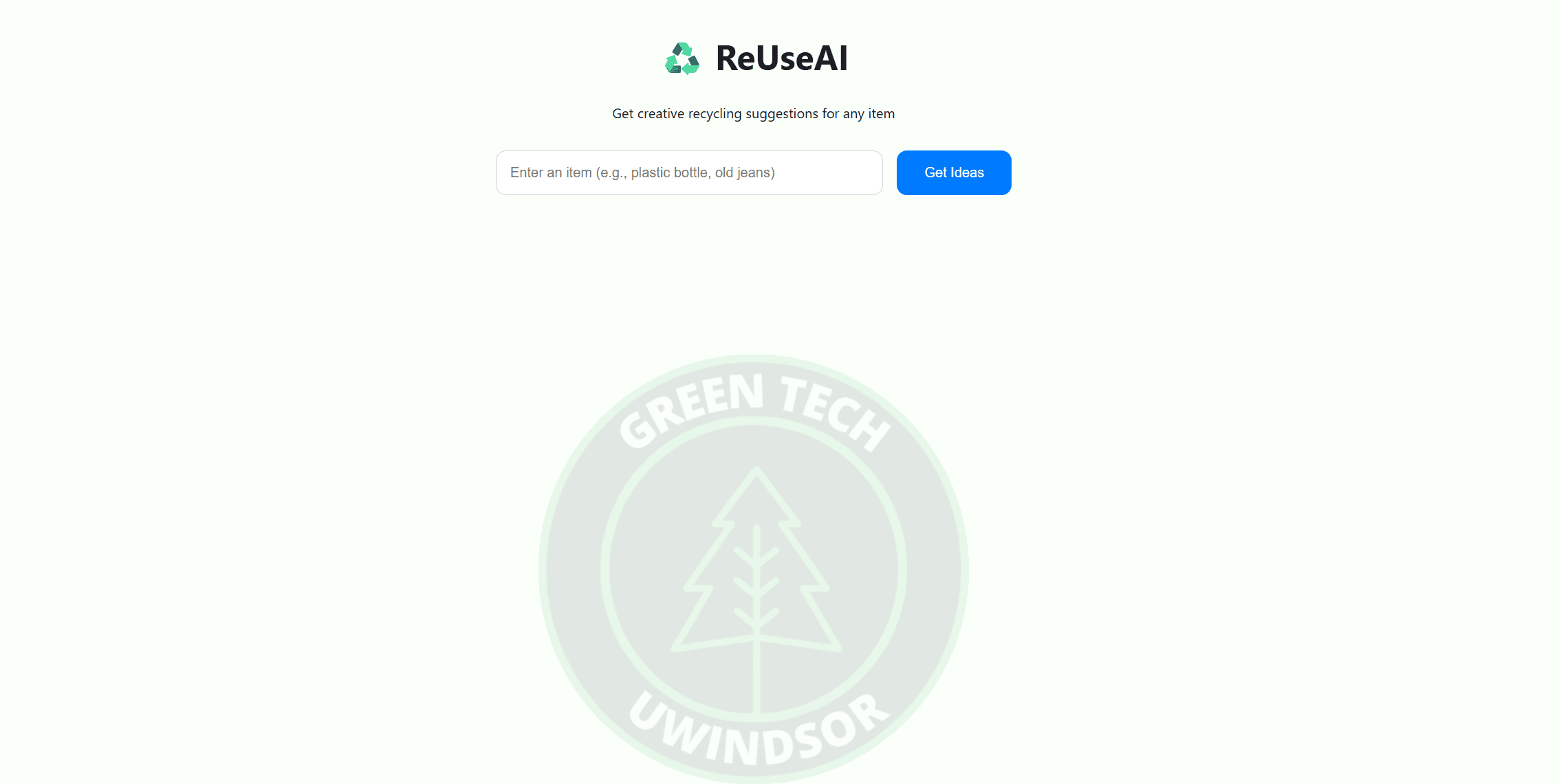 ReUseAI — AI-Powered Sustainability Assistant