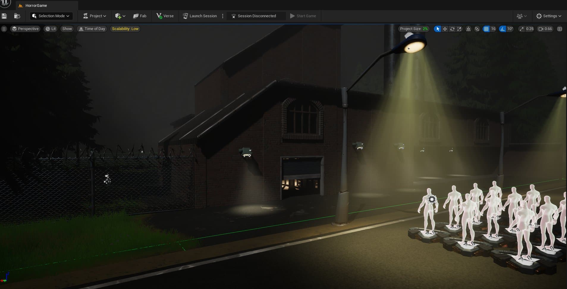 UEFN — Audio-Driven Horror Map